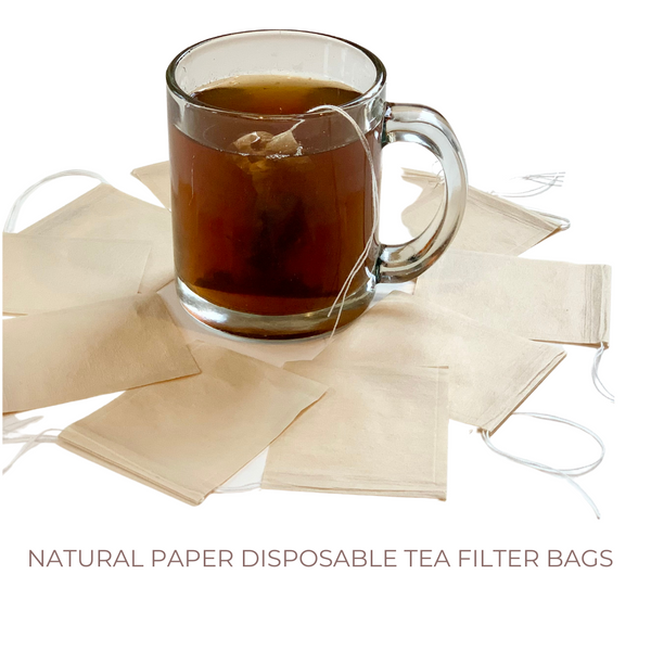 Natural Paper Tea Filter Bags