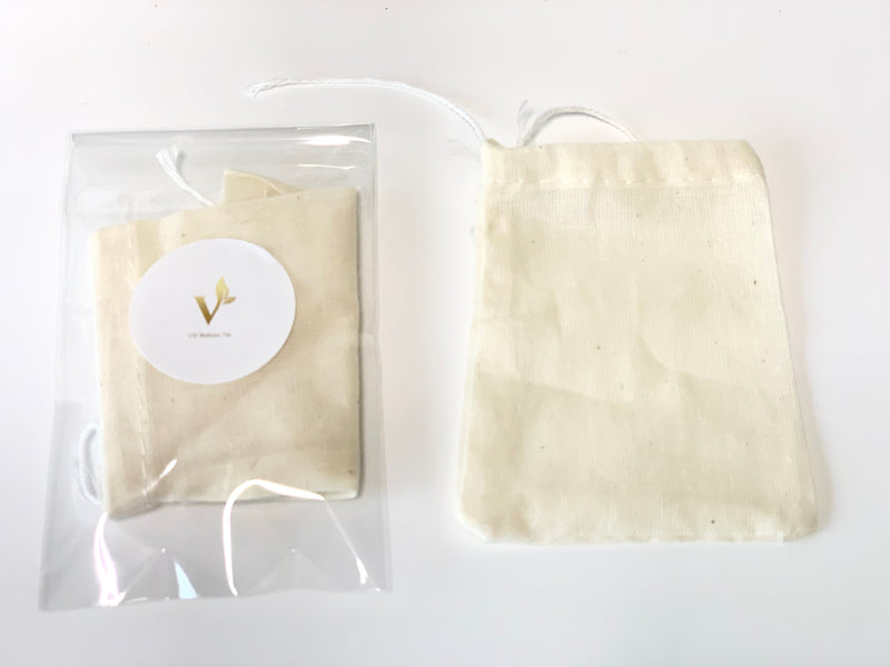 Cotton re-usable tea filter bags