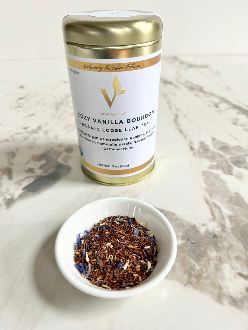 Cozy Vanilla Bourbon Organic Loose Leaf Tea