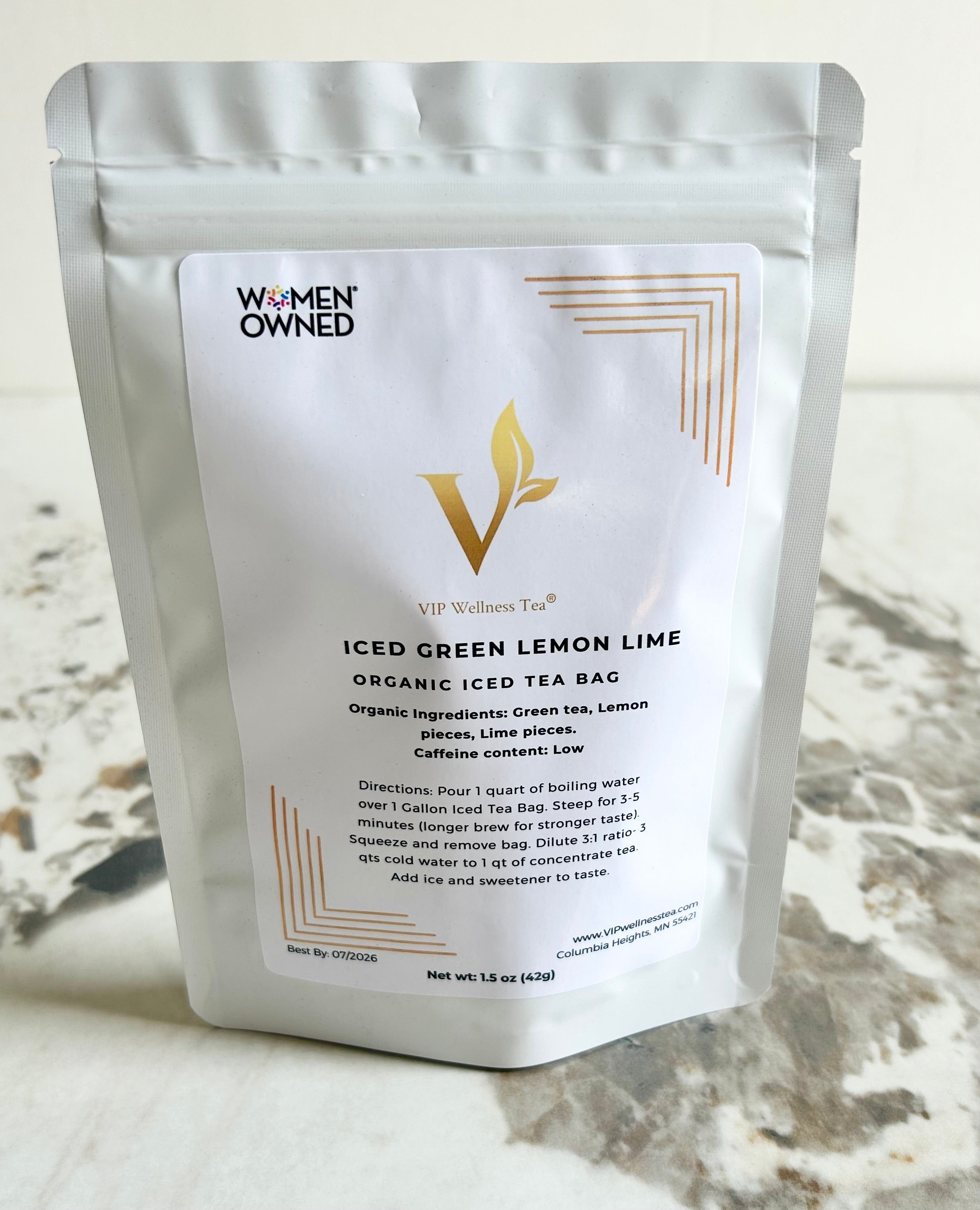 Organic Iced Tea Bag | Iced Tea Bags 1-Gallon | VIP Wellness Tea – VIP ...