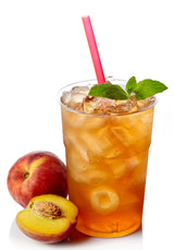 Iced Turmeric Ginger Peach Tea