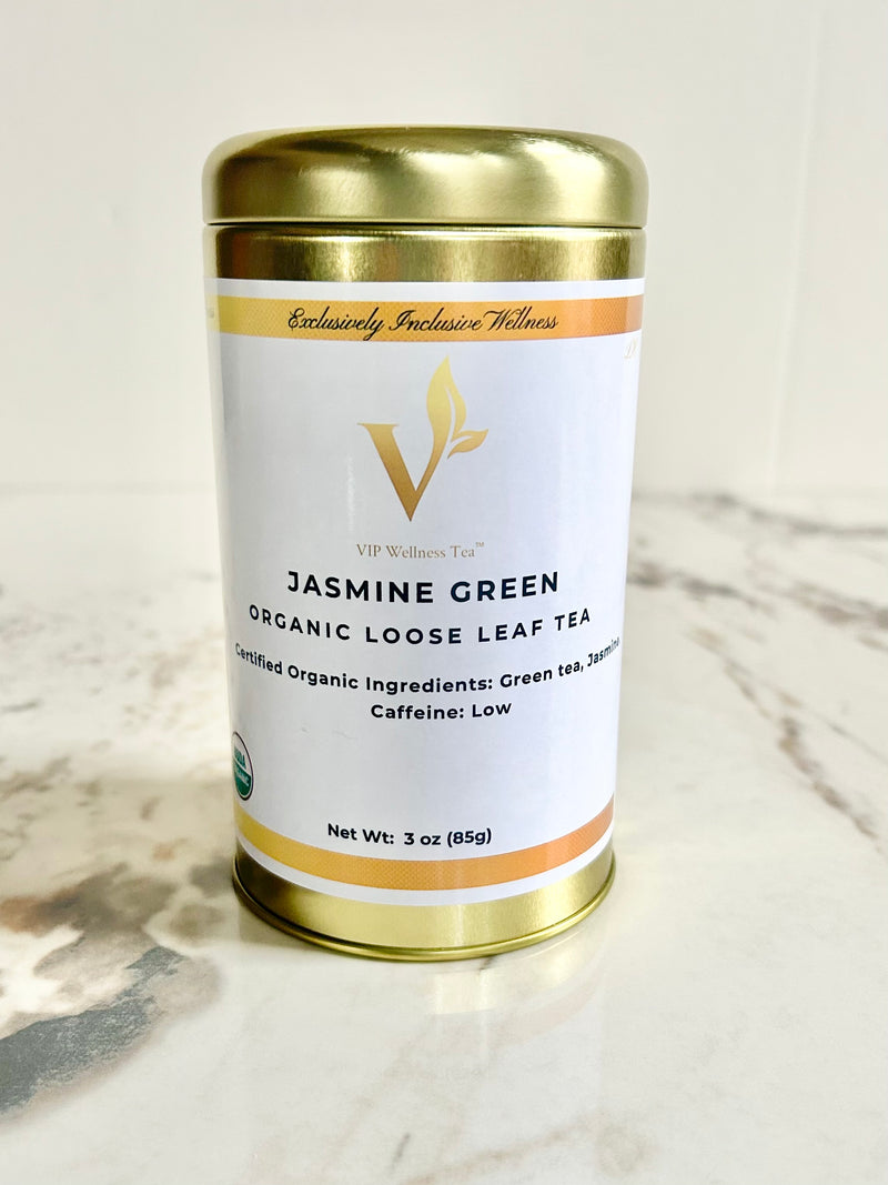 Jasmine Green Organic Loose Leaf Tea