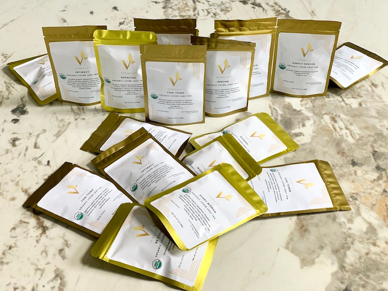 Loose Leaf Ginger Teas | Turmeric Ginger Peach Tea | VIP Wellness Tea ...